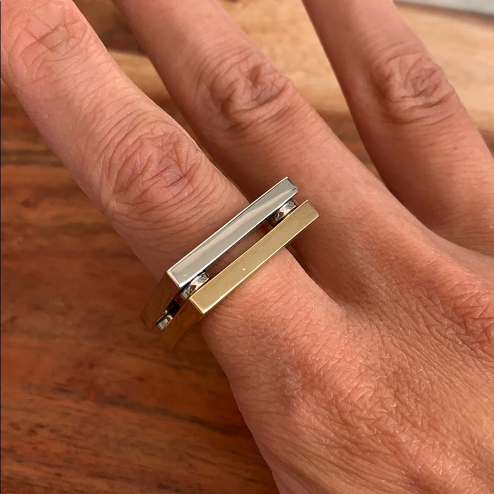 J. Crew Two Tone Ring